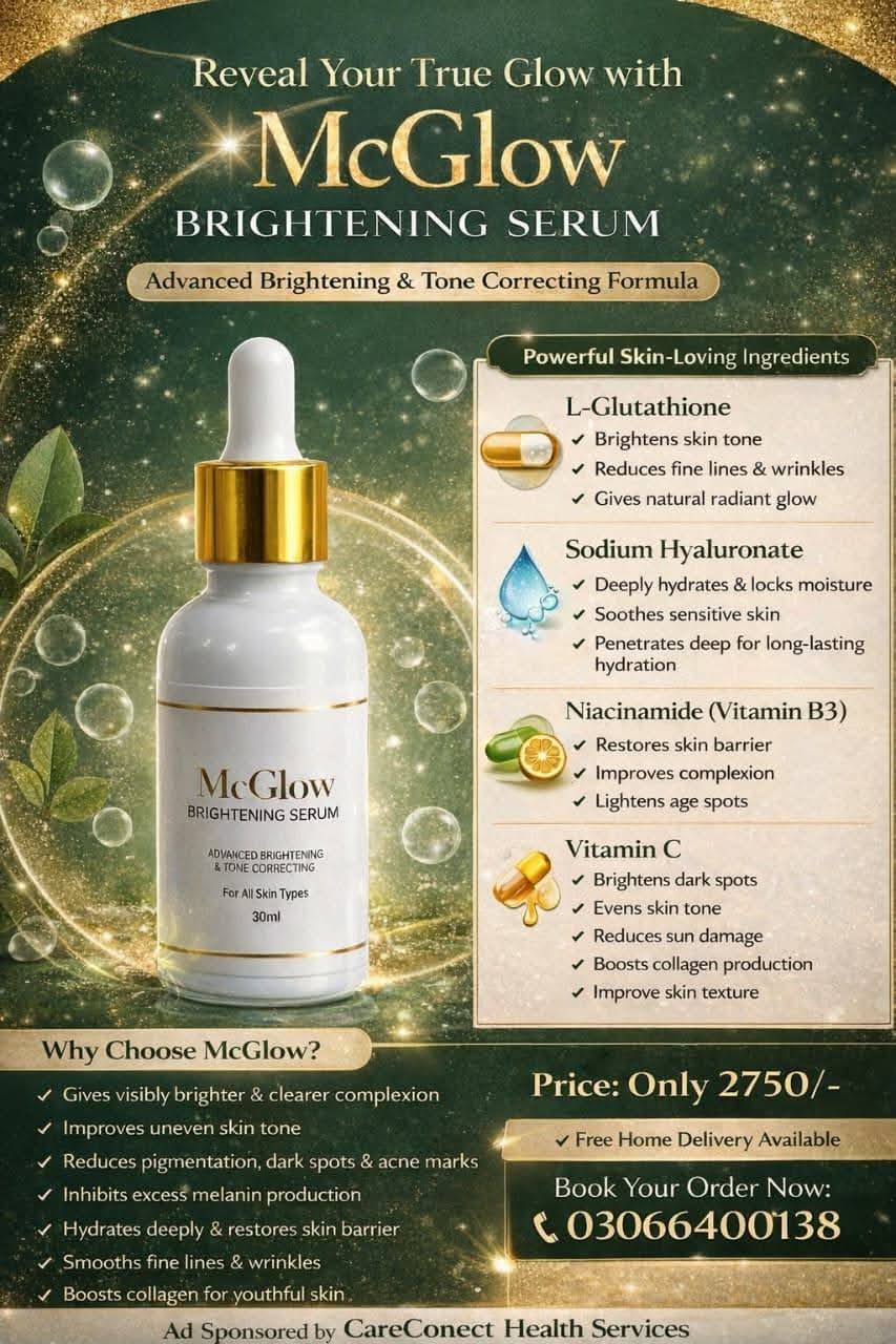 McGlow Brightening Serum – Advanced Skin Brightening